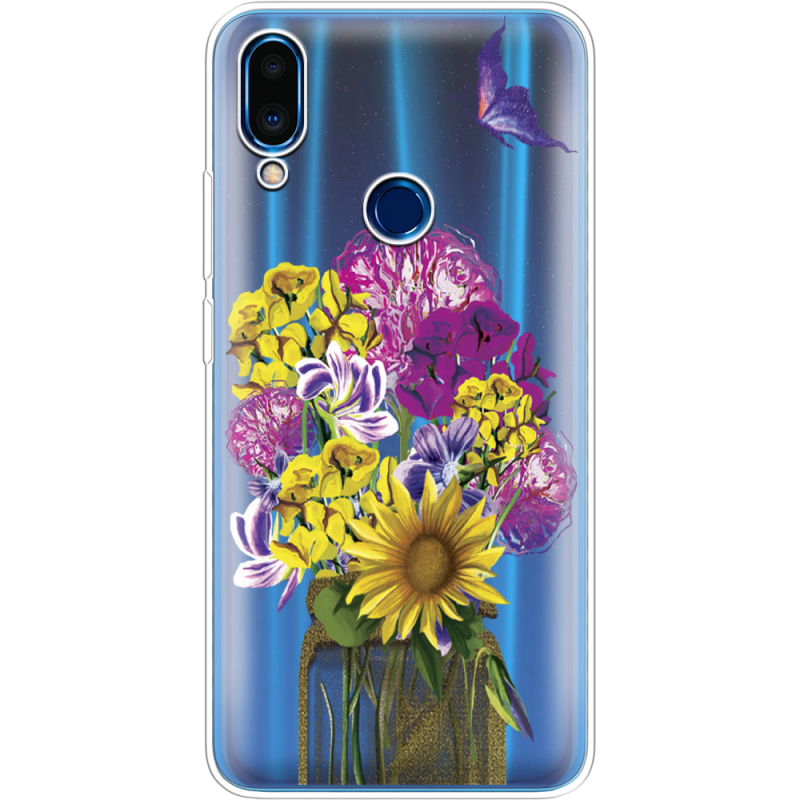 Прозрачный чехол Uprint Meizu Note 9 My Bouquet