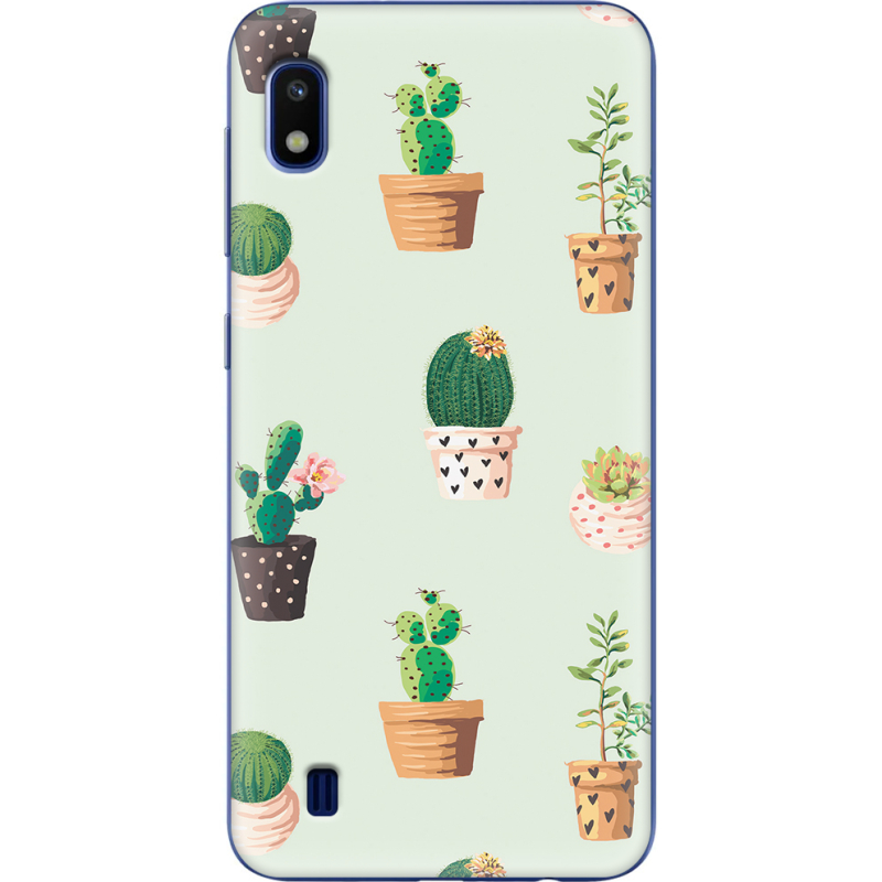 Чехол Uprint Samsung A105 Galaxy A10 L-green Cacti