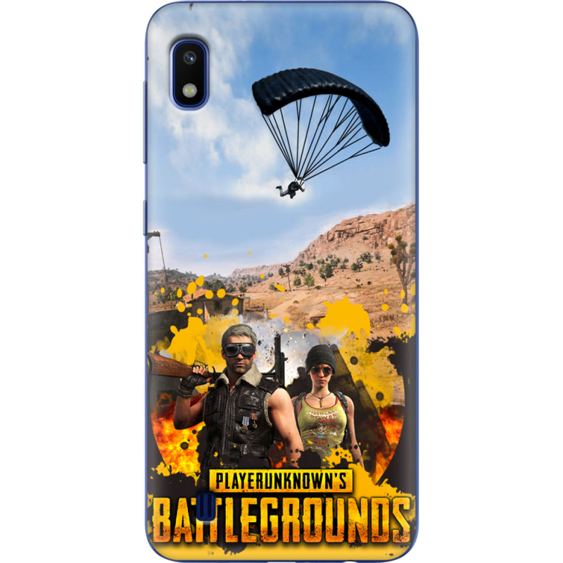 Чехол Uprint Samsung A105 Galaxy A10 Pubg parachute