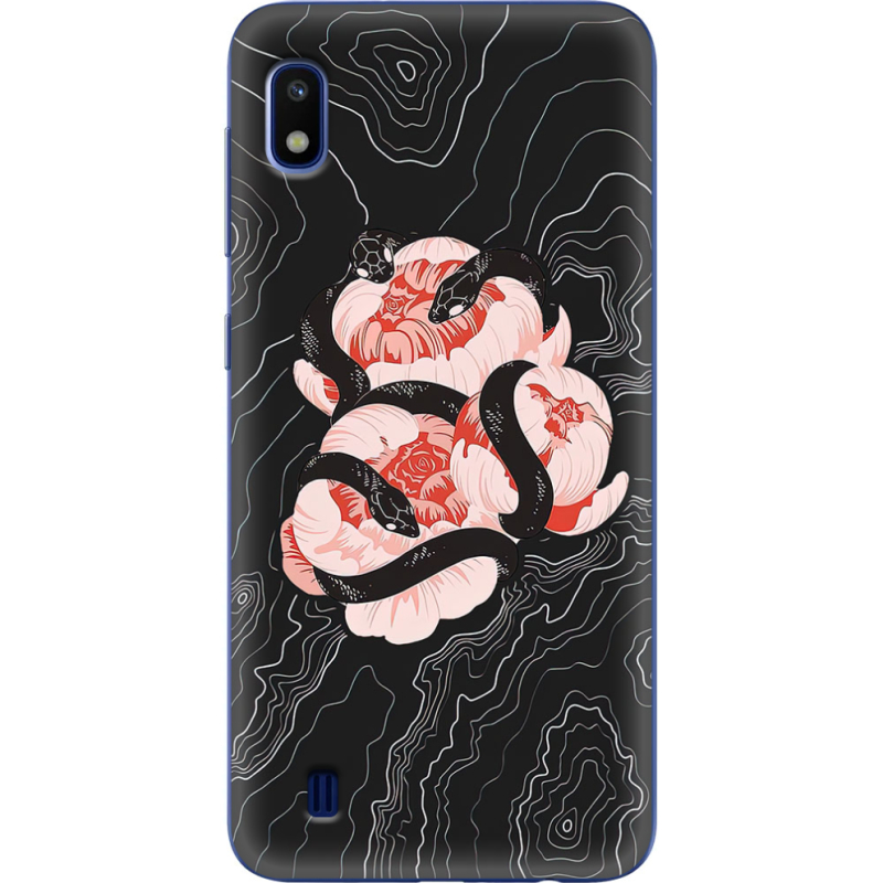 Чехол Uprint Samsung A105 Galaxy A10 Snake Rose