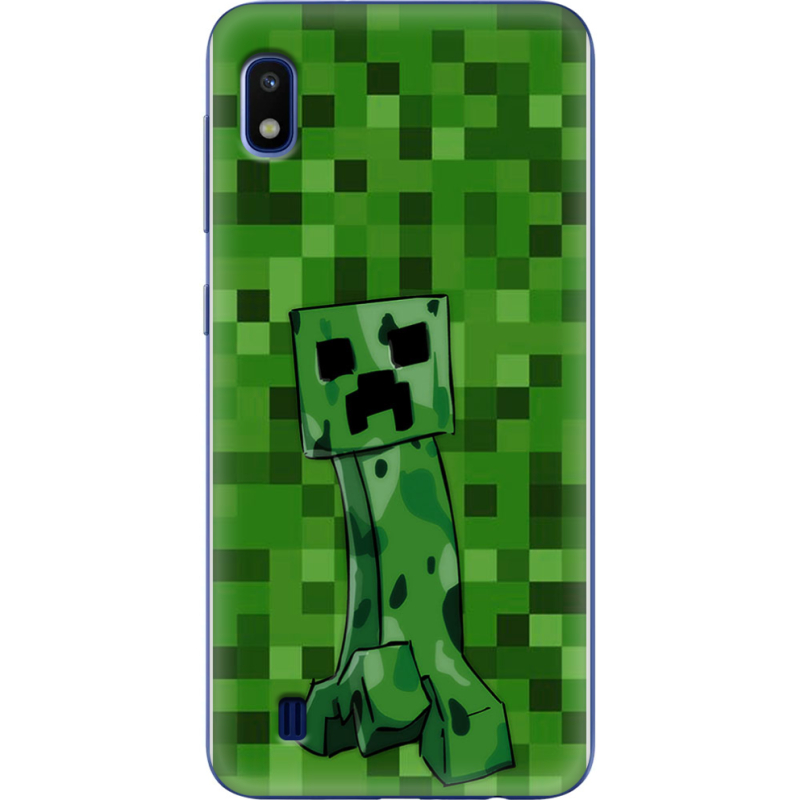 Чехол Uprint Samsung A105 Galaxy A10 Minecraft Creeper