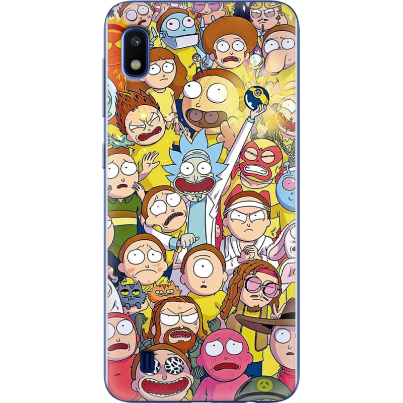 Чехол Uprint Samsung A105 Galaxy A10 Rick and Morty