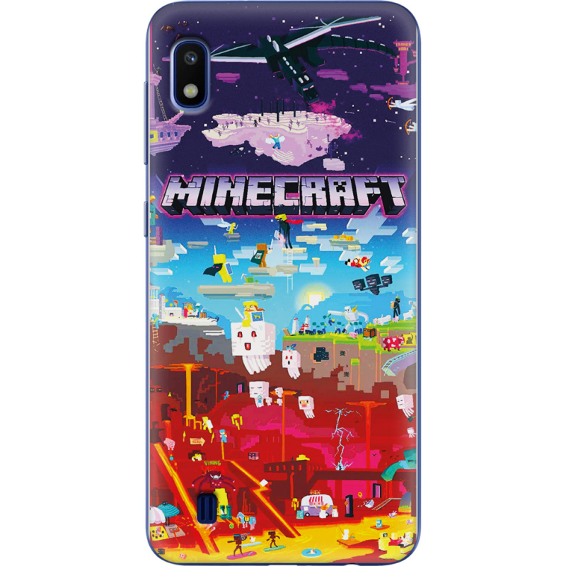 Чехол Uprint Samsung A105 Galaxy A10 Minecraft World Beyond