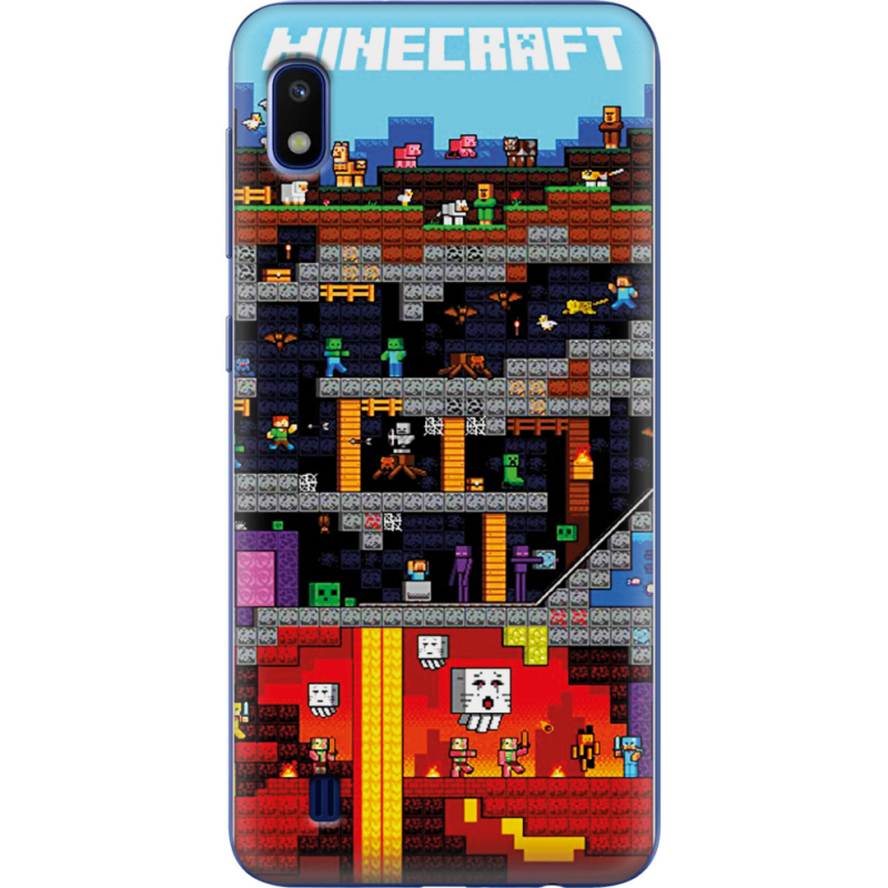 Чехол Uprint Samsung A105 Galaxy A10 Minecraft Lode Runner