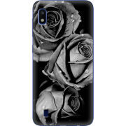 Чехол Uprint Samsung A105 Galaxy A10 Black and White Roses