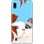 Чехол Uprint Samsung A105 Galaxy A10 Wondering Cat