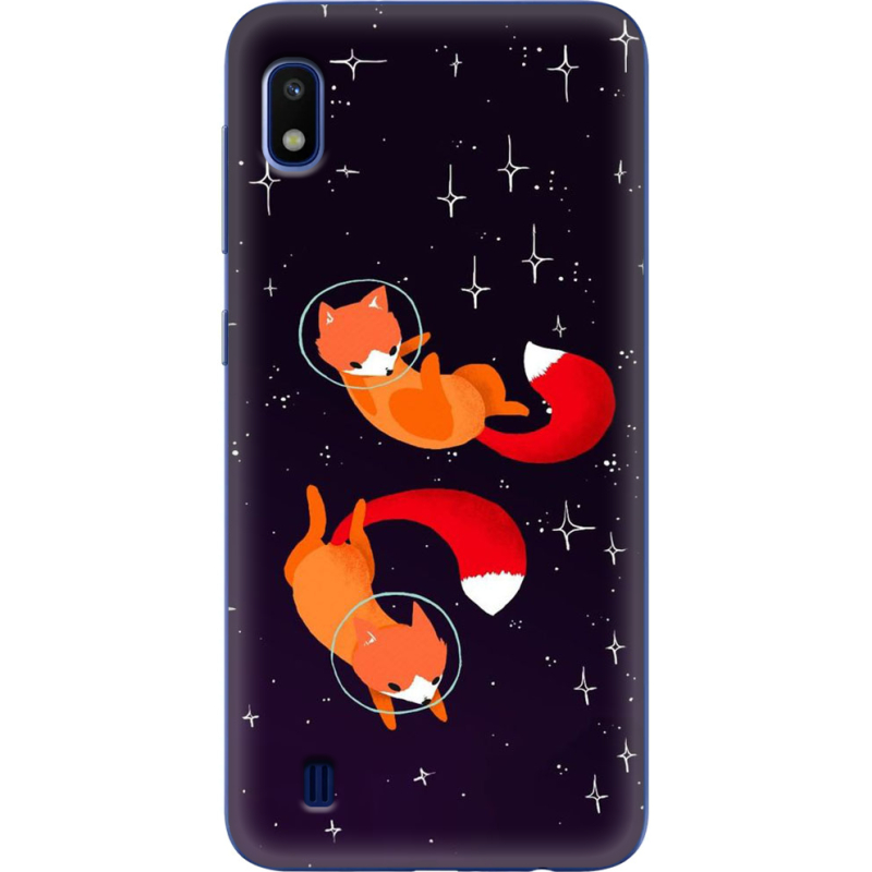 Чехол Uprint Samsung A105 Galaxy A10 Fox-Astronauts