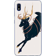 Чехол Uprint Samsung A105 Galaxy A10 Black Deer