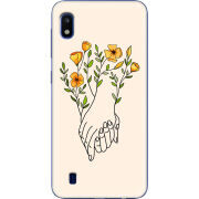 Чехол Uprint Samsung A105 Galaxy A10 Flower Hands