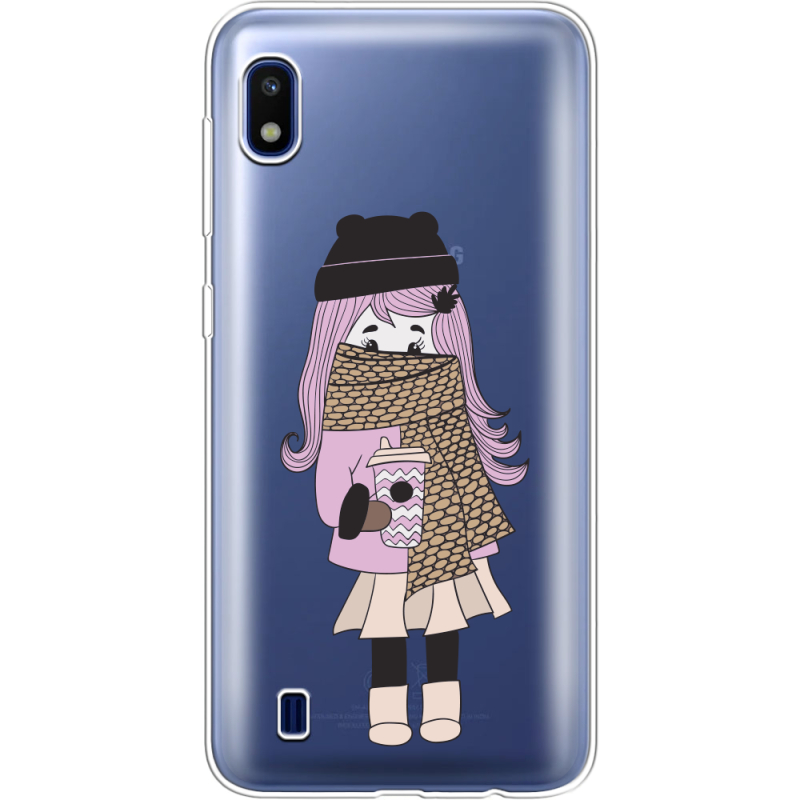 Прозрачный чехол Uprint Samsung A105 Galaxy A10 Winter Morning Girl