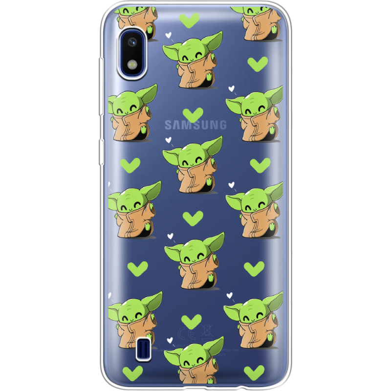 Прозрачный чехол Uprint Samsung A105 Galaxy A10 Pattern Baby Yoda