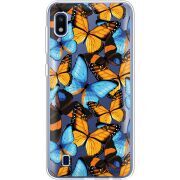 Прозрачный чехол Uprint Samsung A105 Galaxy A10 Butterfly Morpho