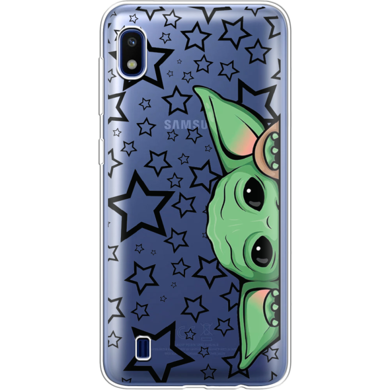 Прозрачный чехол Uprint Samsung A105 Galaxy A10 Baby Yoda