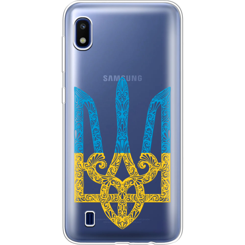 Прозрачный чехол Uprint Samsung A105 Galaxy A10 Gold Trident