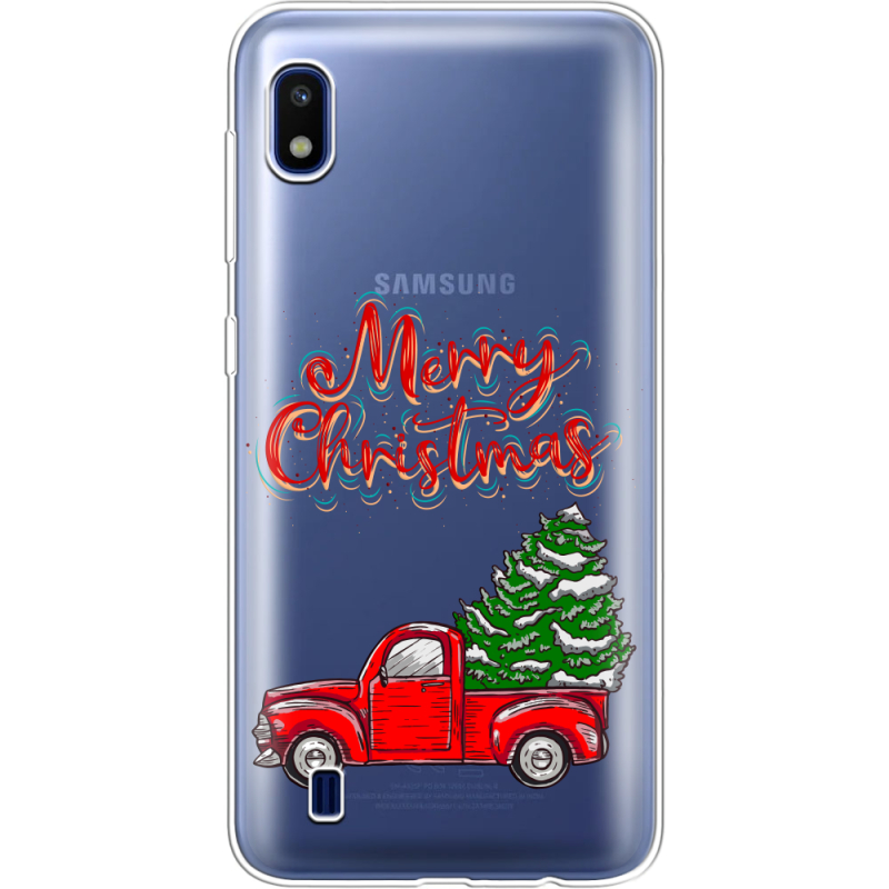 Прозрачный чехол Uprint Samsung A105 Galaxy A10 Holiday Car