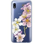 Прозрачный чехол Uprint Samsung A105 Galaxy A10 Cherry Blossom