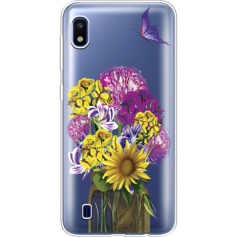 Прозрачный чехол Uprint Samsung A105 Galaxy A10 My Bouquet