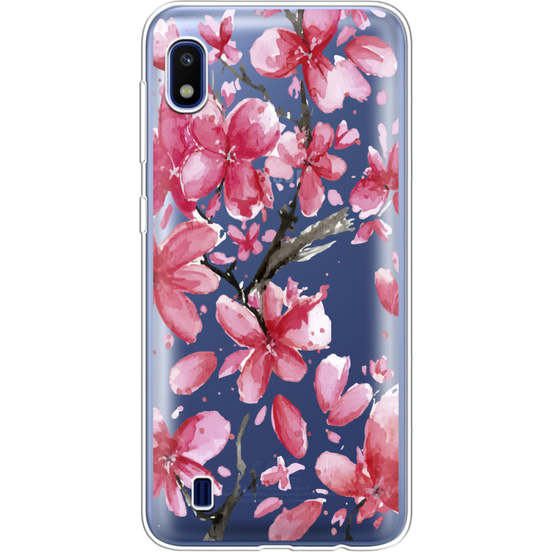 Прозрачный чехол Uprint Samsung A105 Galaxy A10 Pink Magnolia