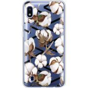 Прозрачный чехол Uprint Samsung A105 Galaxy A10 Cotton flowers