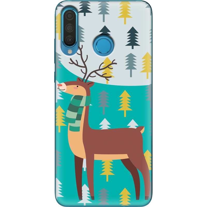 Чехол Uprint Huawei P30 Lite Foresty Deer