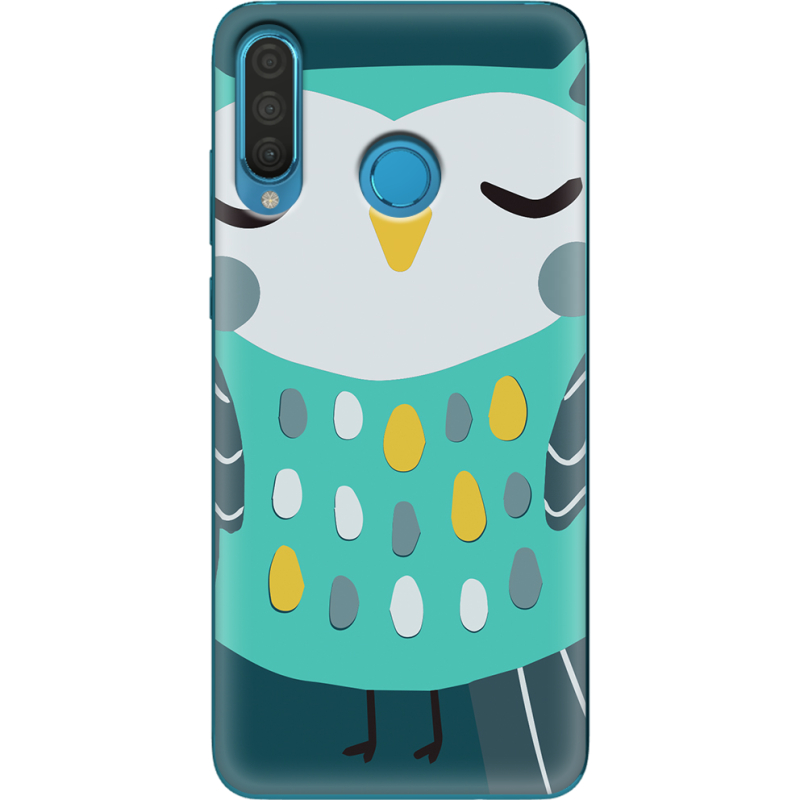 Чехол Uprint Huawei P30 Lite Green Owl