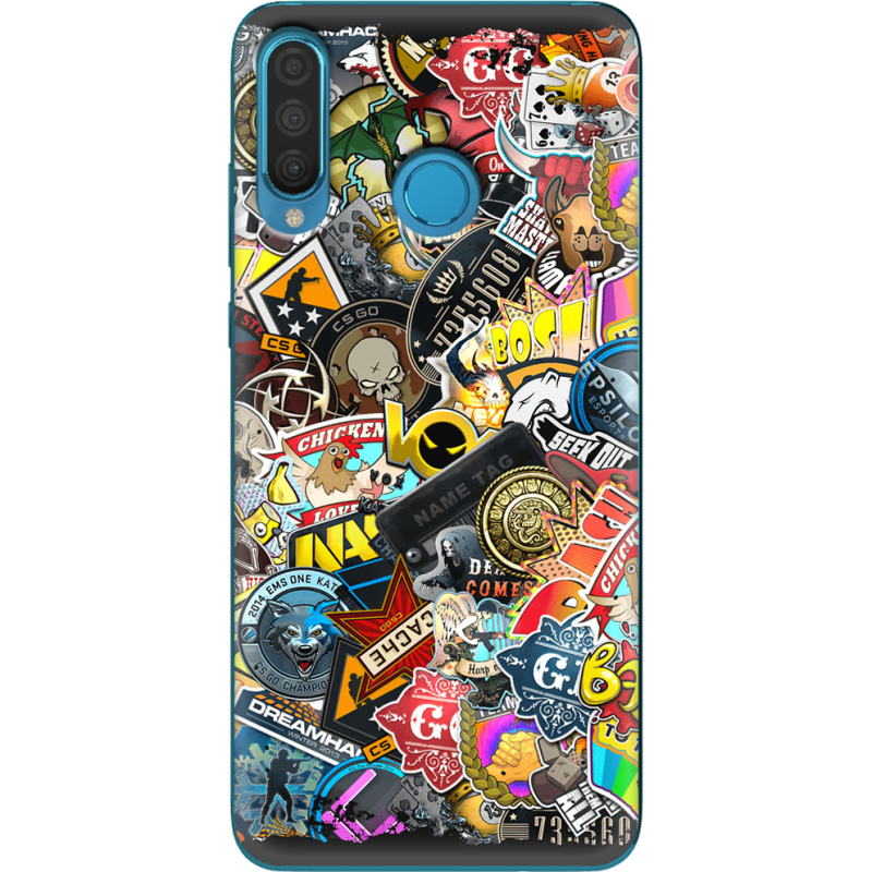 Чехол Uprint Huawei P30 Lite CS:Go Stickerbombing