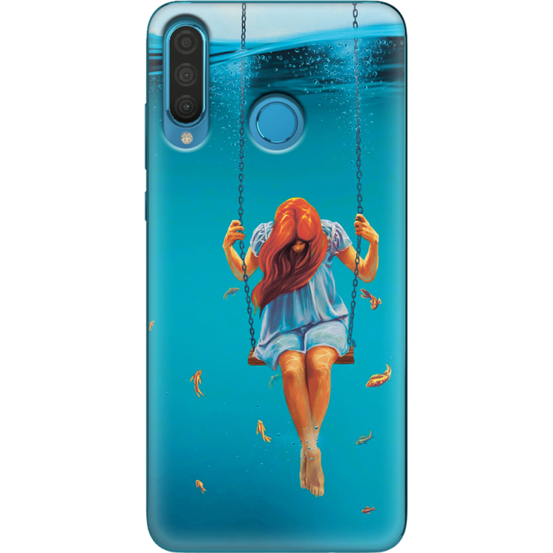 Чехол Uprint Huawei P30 Lite Girl In The Sea