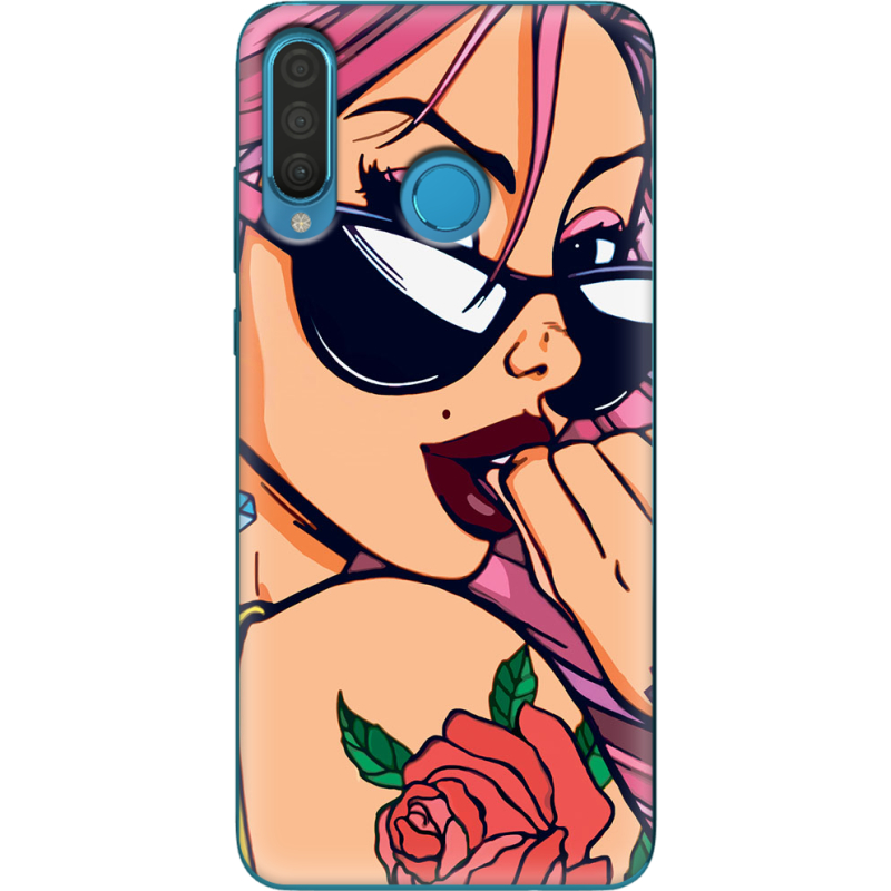 Чехол Uprint Huawei P30 Lite Pink Girl