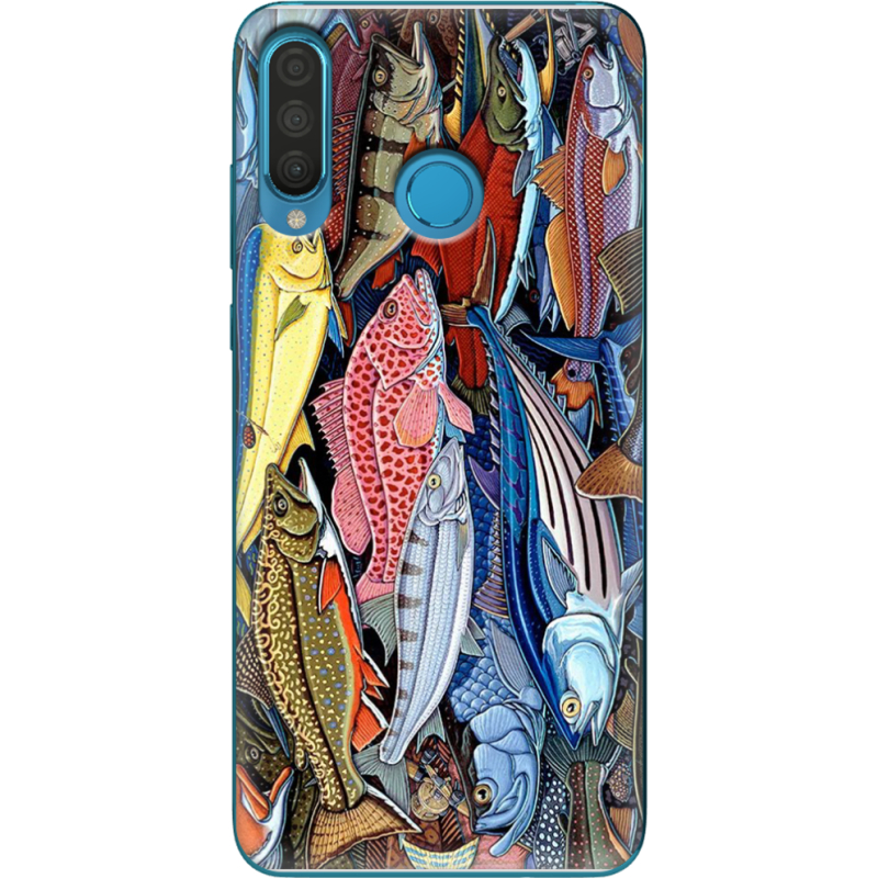 Чехол Uprint Huawei P30 Lite Sea Fish