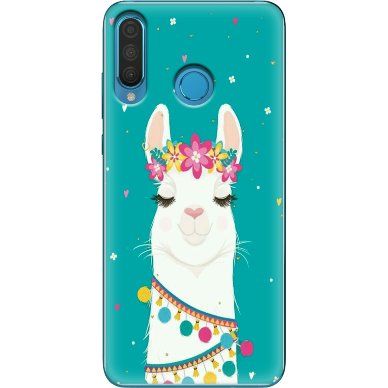 Чехол Uprint Huawei P30 Lite Cold Llama