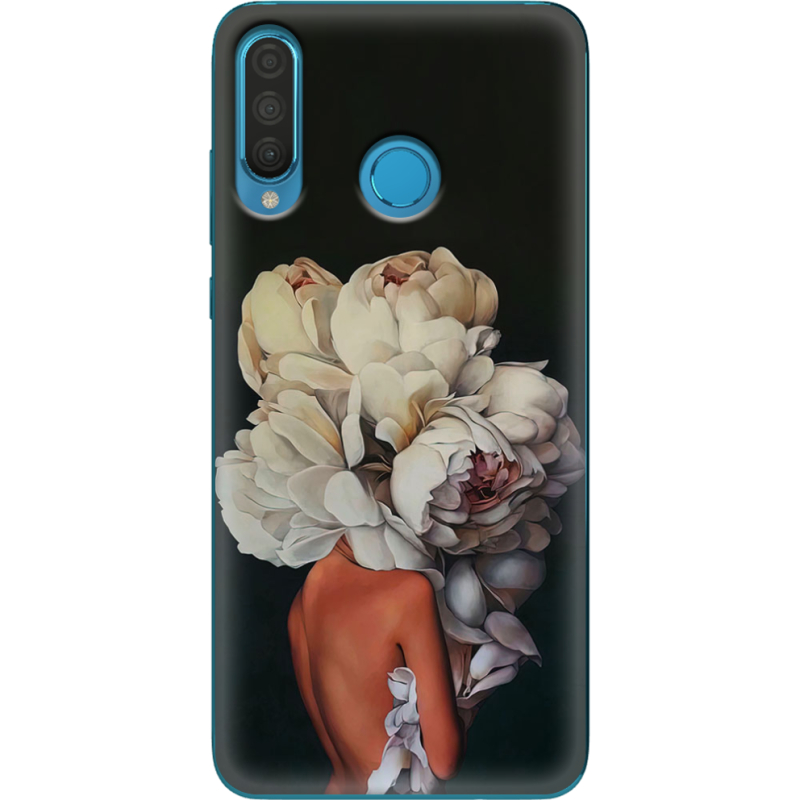 Чехол Uprint Huawei P30 Lite Exquisite White Flowers