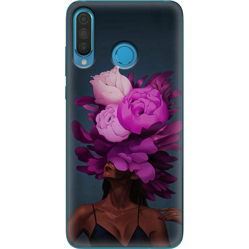 Чехол Uprint Huawei P30 Lite Exquisite Purple Flowers