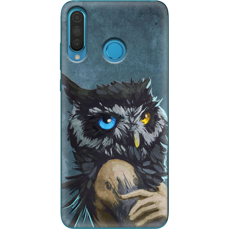 Чехол Uprint Huawei P30 Lite Owl Woman