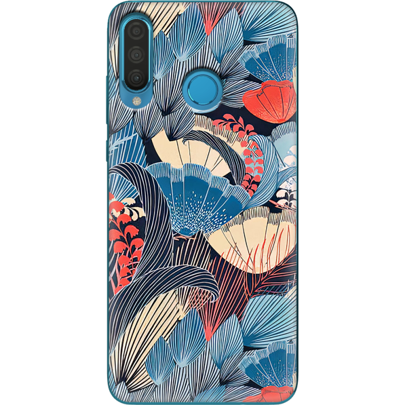 Чехол Uprint Huawei P30 Lite Blue Herb