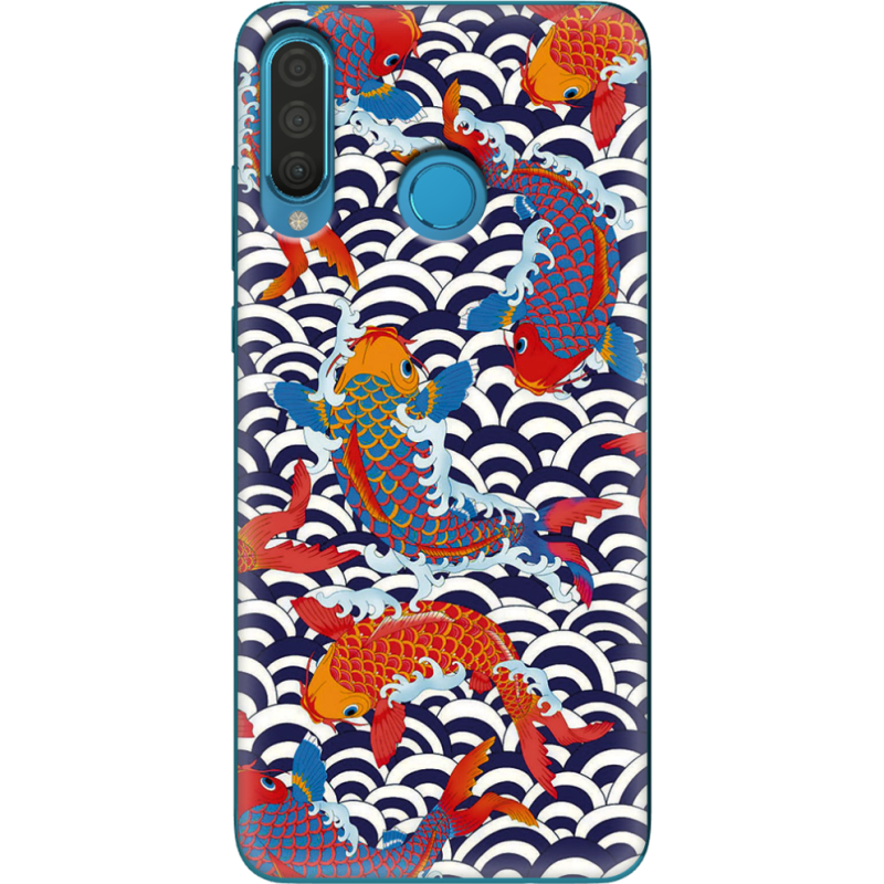 Чехол Uprint Huawei P30 Lite Koi Fish