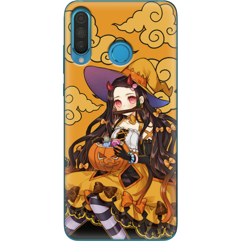 Чехол Uprint Huawei P30 Lite Kamado Nezuko Halloween