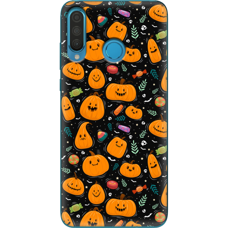 Чехол Uprint Huawei P30 Lite Cute Halloween