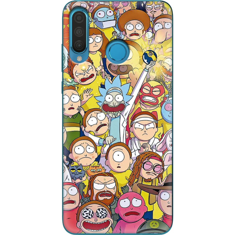 Чехол Uprint Huawei P30 Lite Rick and Morty