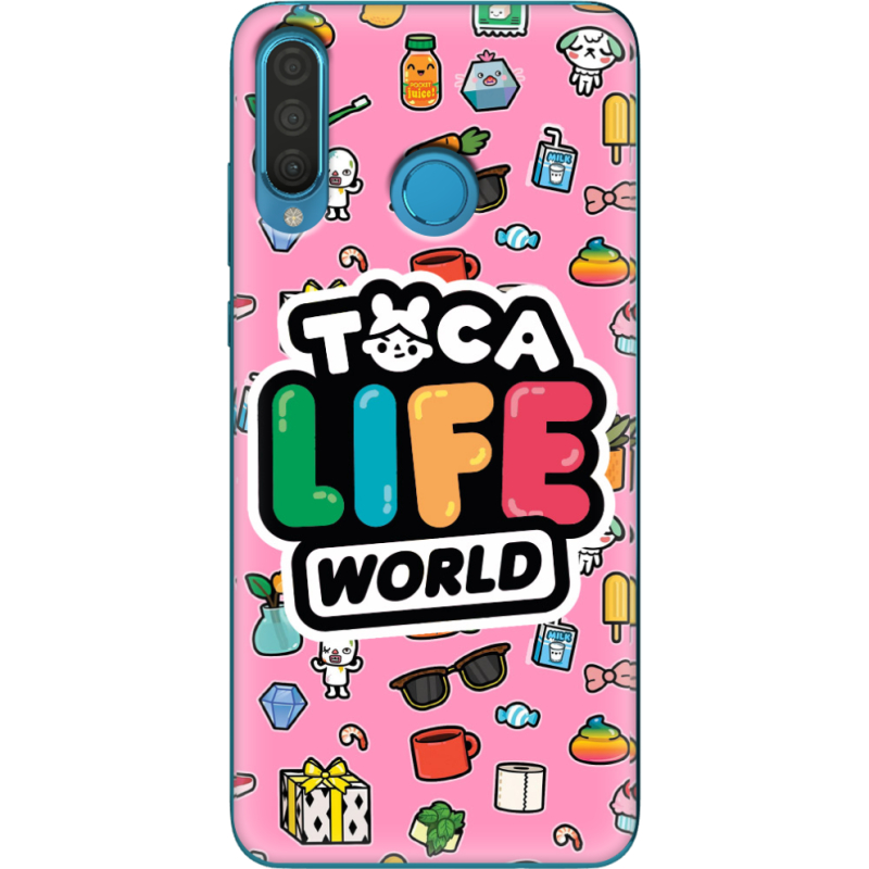 Чехол Uprint Huawei P30 Lite Toca Boca Life World