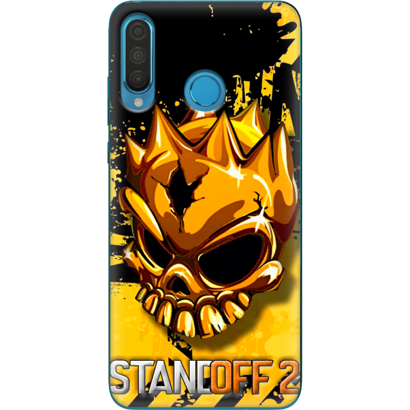 Чехол Uprint Huawei P30 Lite StandOff 2 gold