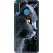 Чехол Uprint Huawei P30 Lite English cat