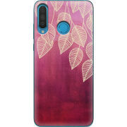 Чехол Uprint Huawei P30 Lite Gold Leaves