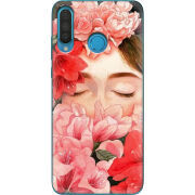 Чехол Uprint Huawei P30 Lite Girl in Flowers