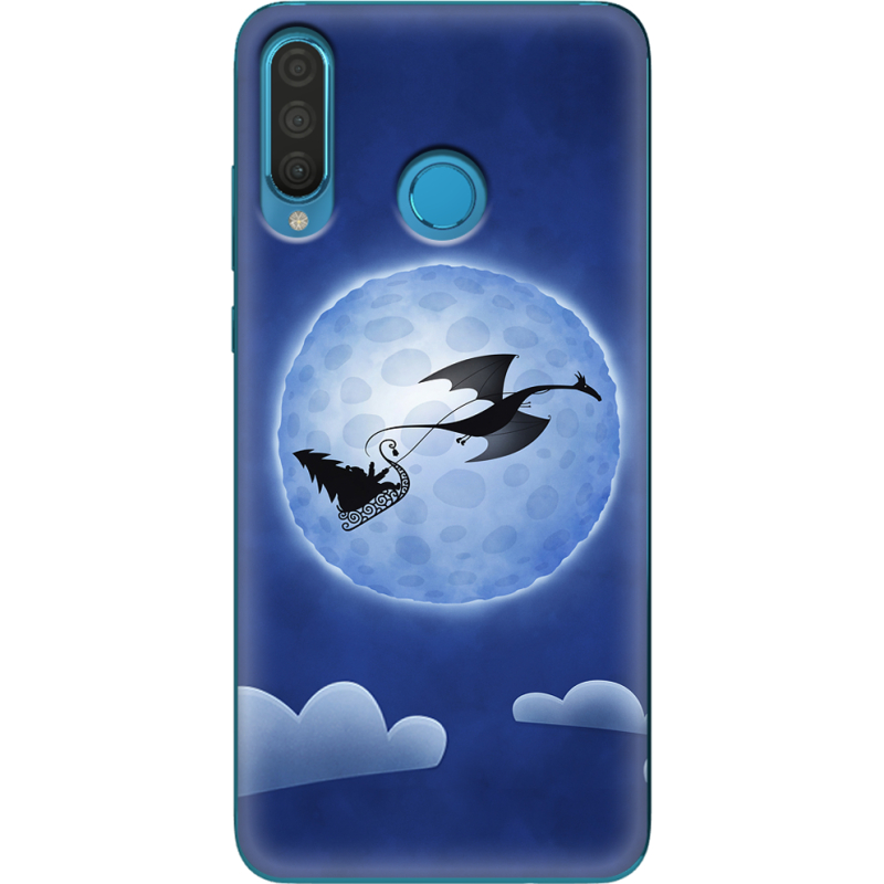 Чехол Uprint Huawei P30 Lite Christmas Dragon