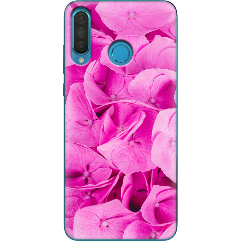 Чехол Uprint Huawei P30 Lite Pink Flowers