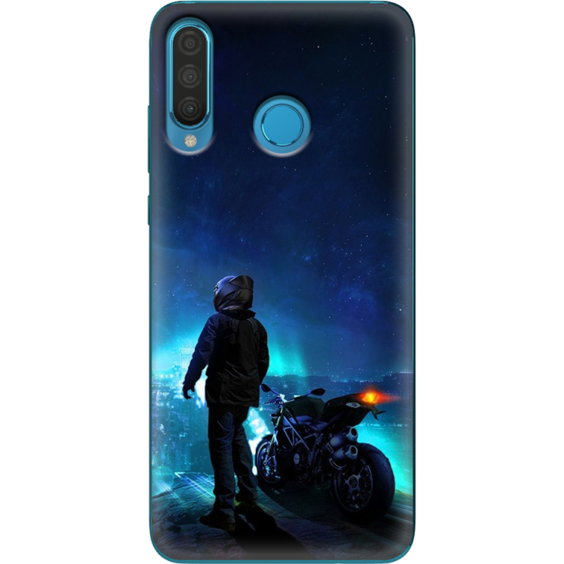 Чехол Uprint Huawei P30 Lite Motorcyclist