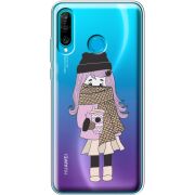 Прозрачный чехол Uprint Huawei P30 Lite Winter Morning Girl