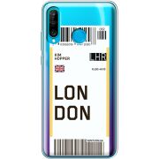 Прозрачный чехол Uprint Huawei P30 Lite Ticket London