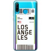 Прозрачный чехол Uprint Huawei P30 Lite Ticket Los Angeles