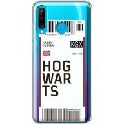 Прозрачный чехол Uprint Huawei P30 Lite Ticket Hogwarts